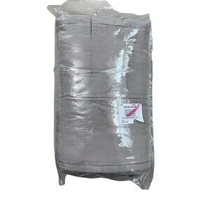 Pottery Barn Davenport Cotton Quilted Sham Cozy King Size Lt Gray New